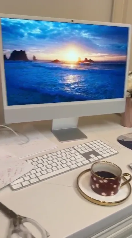 The showroom design desk where 3D renderings are made