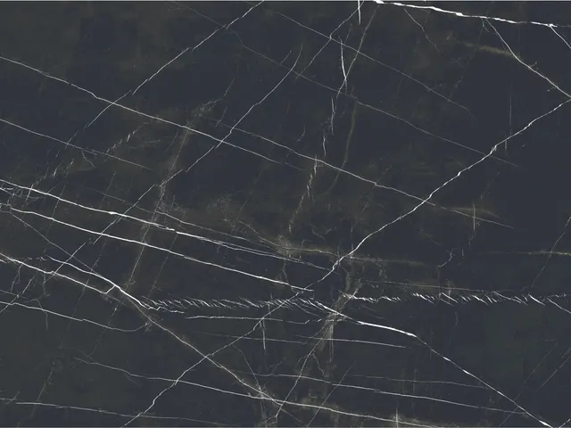 Marquina Black Polished ASCALE Porcelain slab